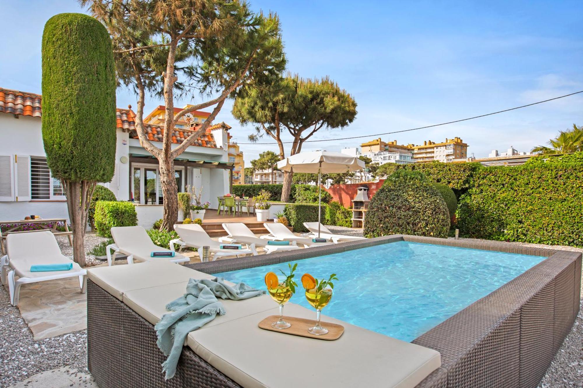 Villa Erika Beach House Malgrat de Mar Luaran gambar